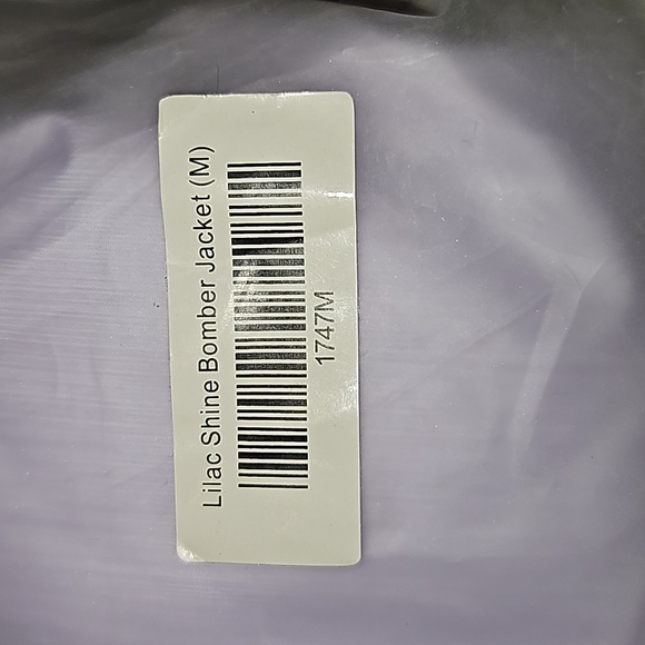 Zyia - Lilac Shine Bomber Jacket (M) - Picture 3 of 3